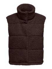 Sandra Teddy Padded Gilet Brown