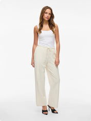 Prisilla Stripe Pull on Wide Pants