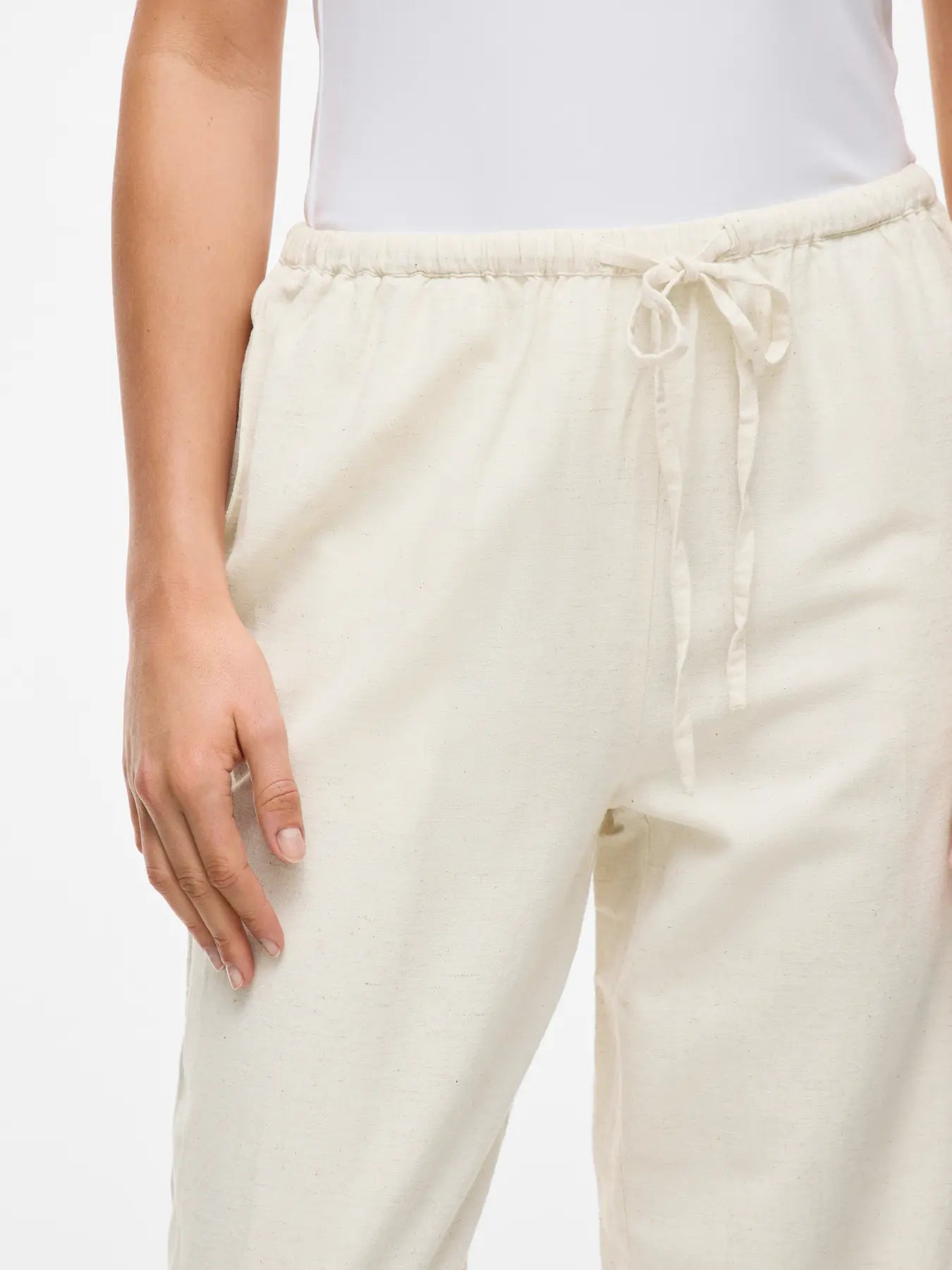 Prisilla Stripe Pull on Wide Pants
