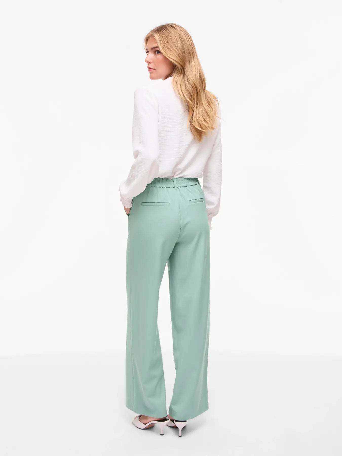 Varone Wide Pant Blue Surf