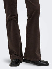 Salone Brown Cord Flare Trousers