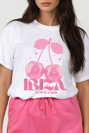 Joanie Ibiza Pink T-shirt and Short Co-Ord
