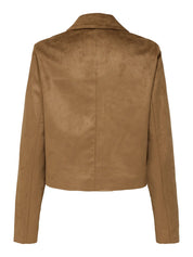 Tulip Faux Suede Pocket Jacket
