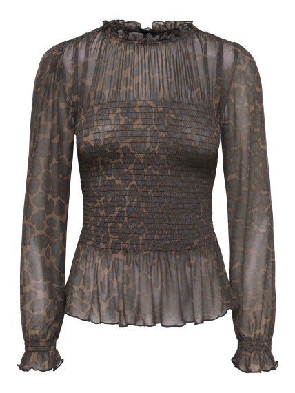 Elsa Print Smock Blouse