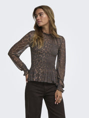 Elsa Print Smock Blouse