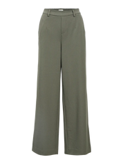 Lisa Khaki Wide Leg Trousers