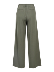 Lisa Khaki Wide Leg Trousers