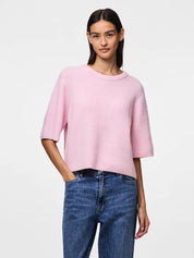 Silly Pink O-neck Knit