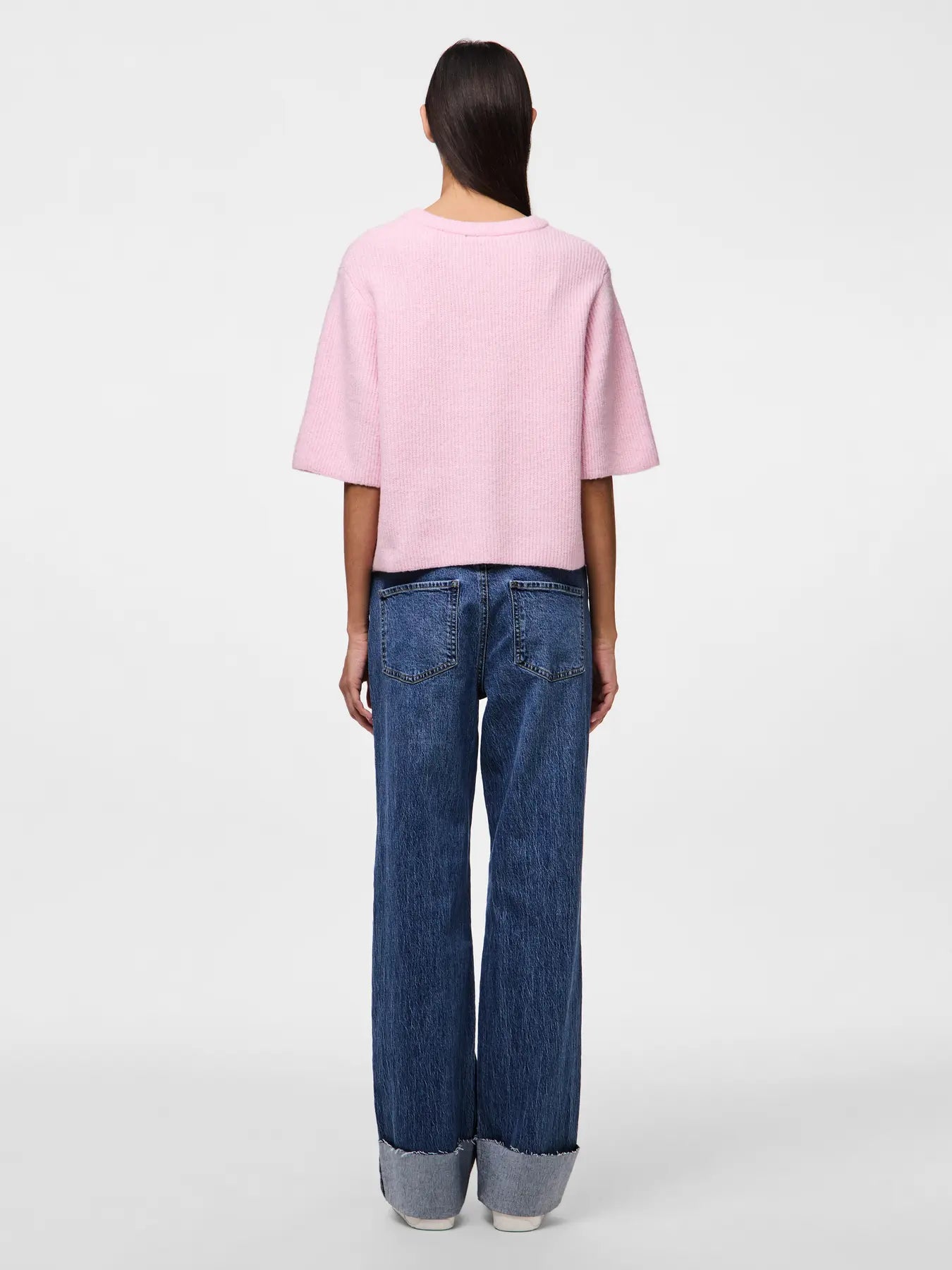 Silly Pink O-neck Knit