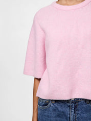 Silly Pink O-neck Knit