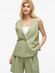 Piniema sage Tailored Waistcoat