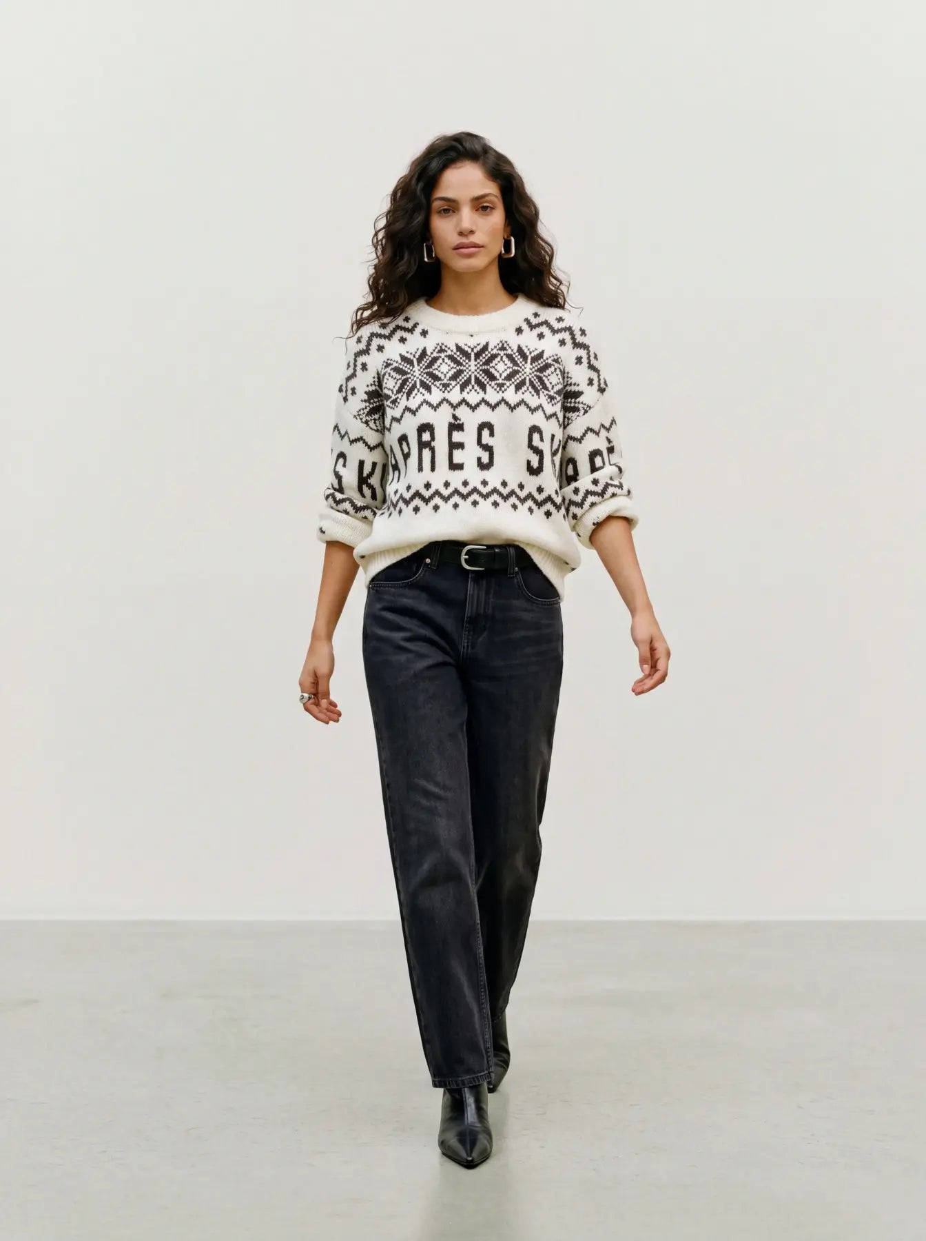 Apres Ski Knit Jumper Cream