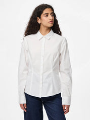 Sussi Waisted White Shirt