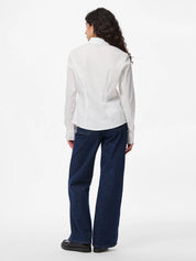 Sussi Waisted White Shirt