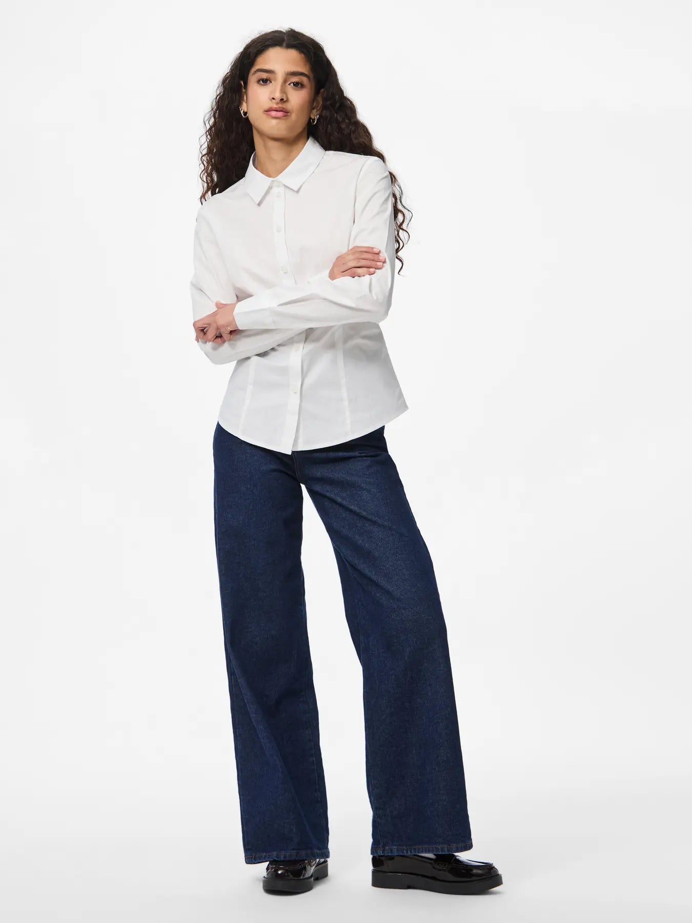 Sussi Waisted White Shirt