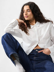 Sussi Waisted White Shirt