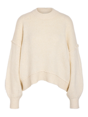 Luisa O-neck Slouchy Knit Cream