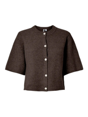 Silly Brown O-neck Knit Cardigan