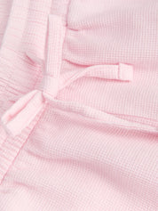 Global Waffle Shorts Pink