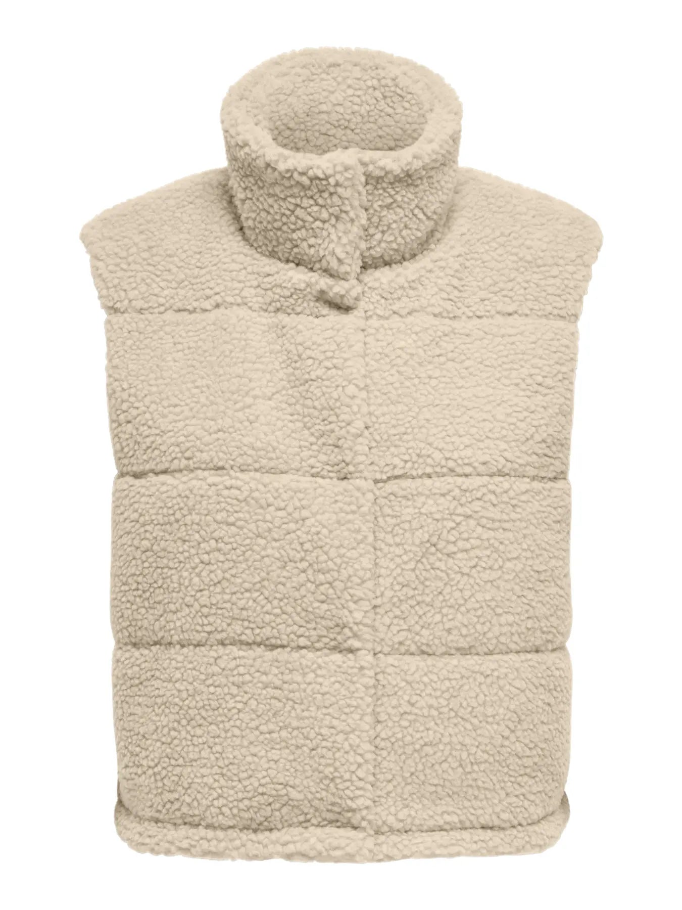 Sandra Teddy Padded Gilet Beige