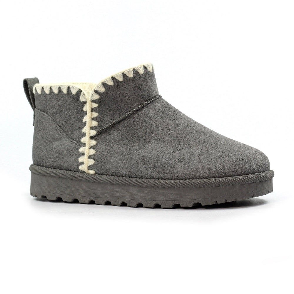 Natal Grey Boot Slipper