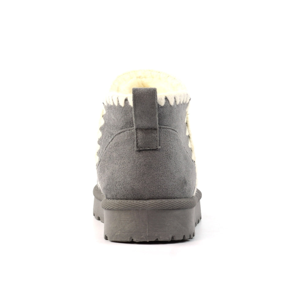Natal Grey Boot Slipper