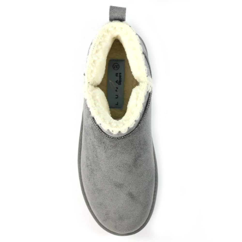 Natal Grey Boot Slipper