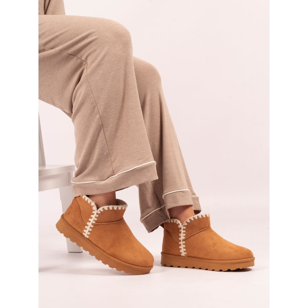 Natal Tan Boot Slipper