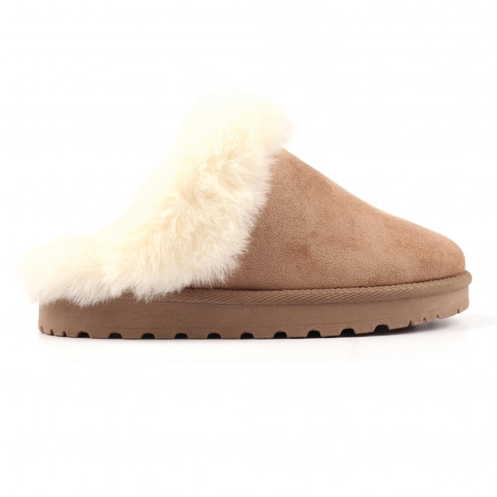 Nevis Mink Slipper