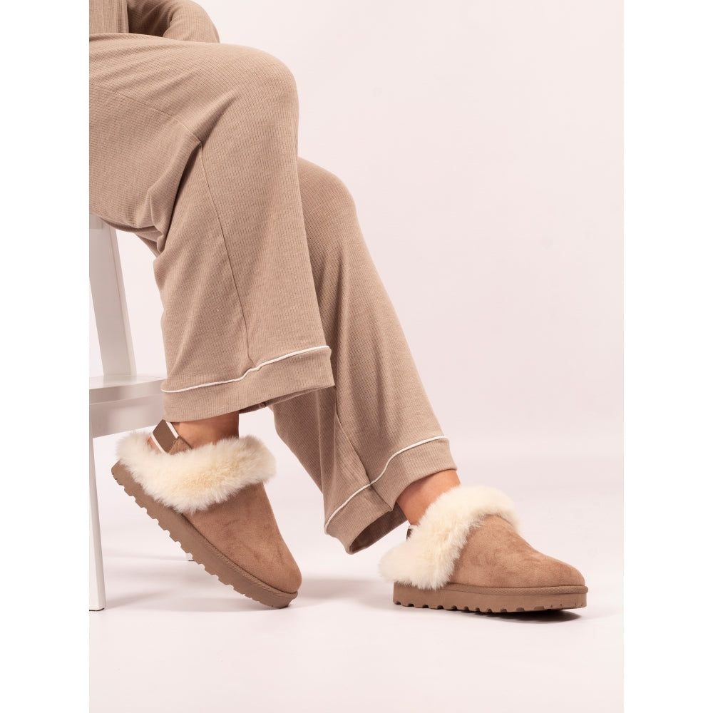 Nevis Mink Slipper