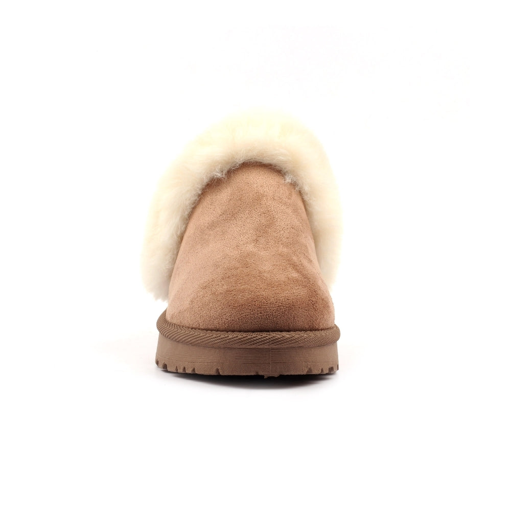 Nevis Mink Slipper