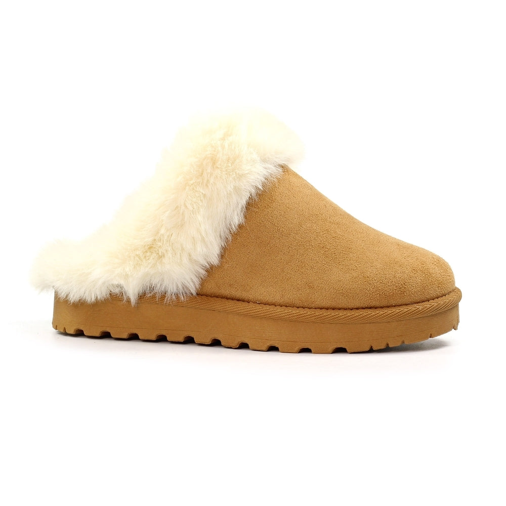 Nevis Tan Slipper