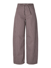 Billow Stripe Barrel Leg Jeans