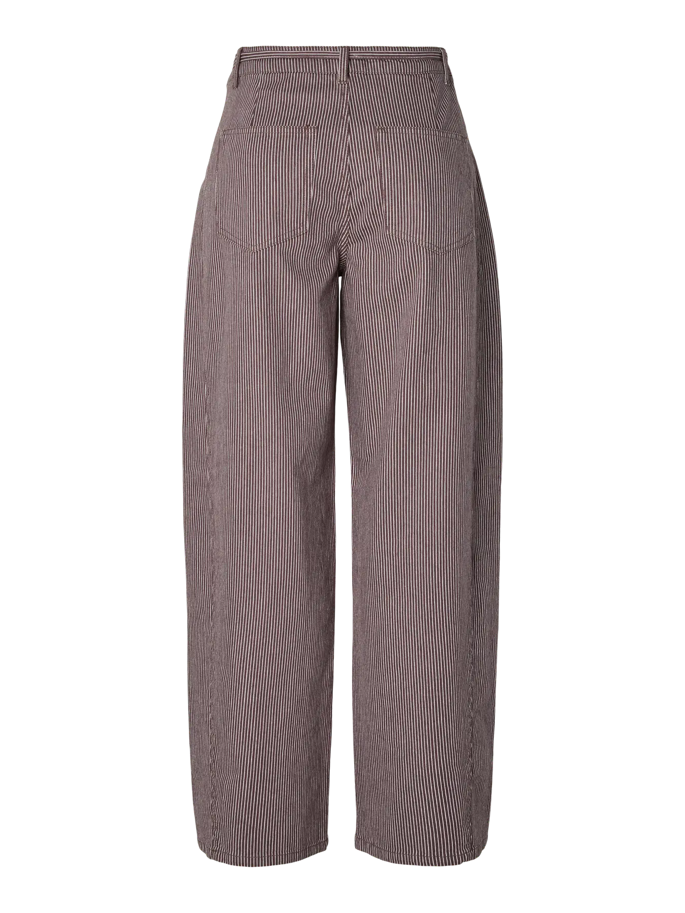 Billow Stripe Barrel Leg Jeans