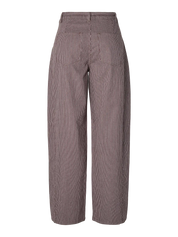 Billow Stripe Barrel Leg Jeans