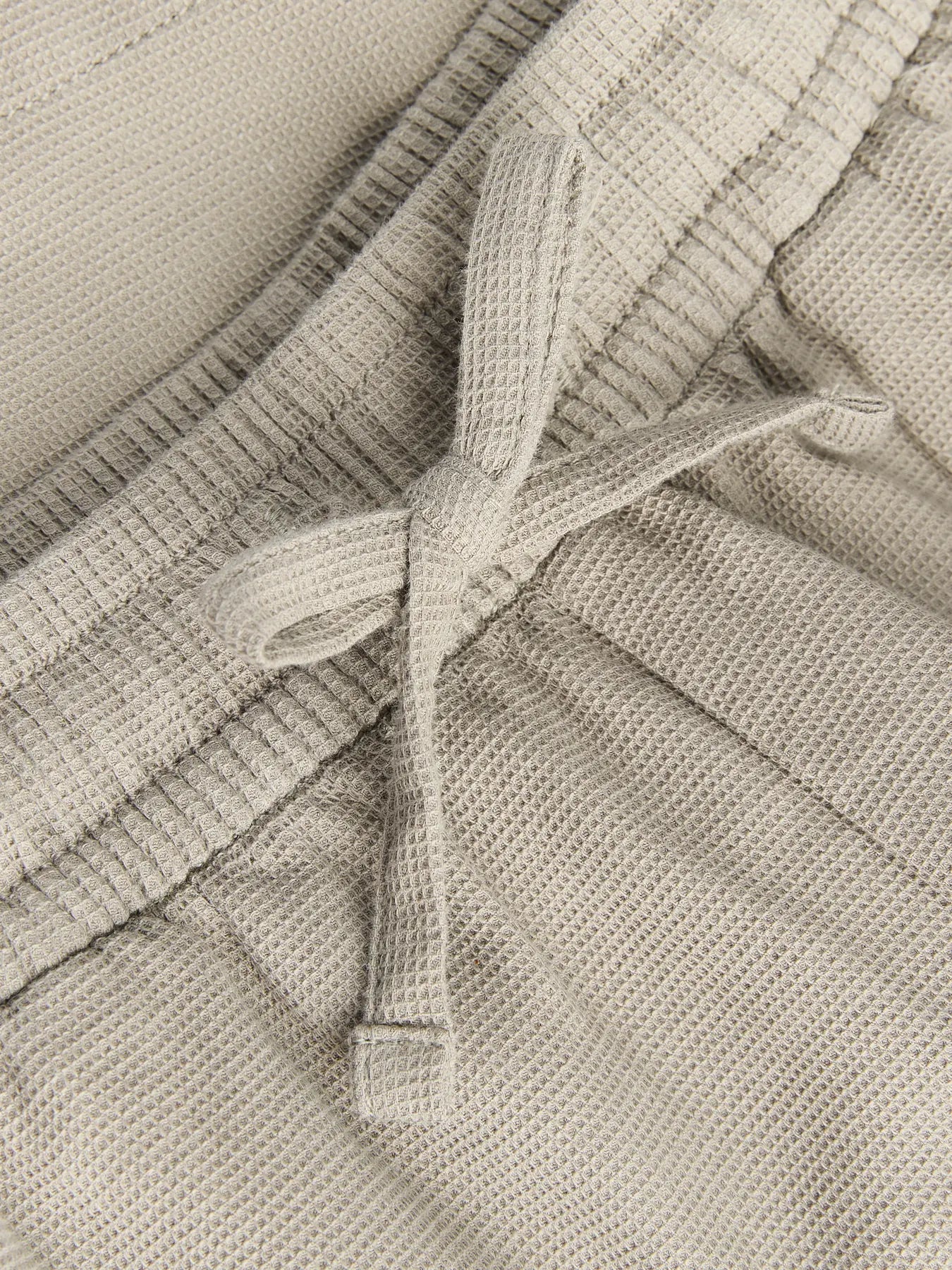 Global Waffle Shorts Taupe