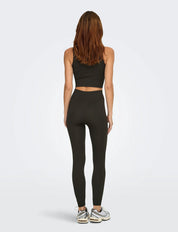 Pjaia Ribbed Leggings Brown