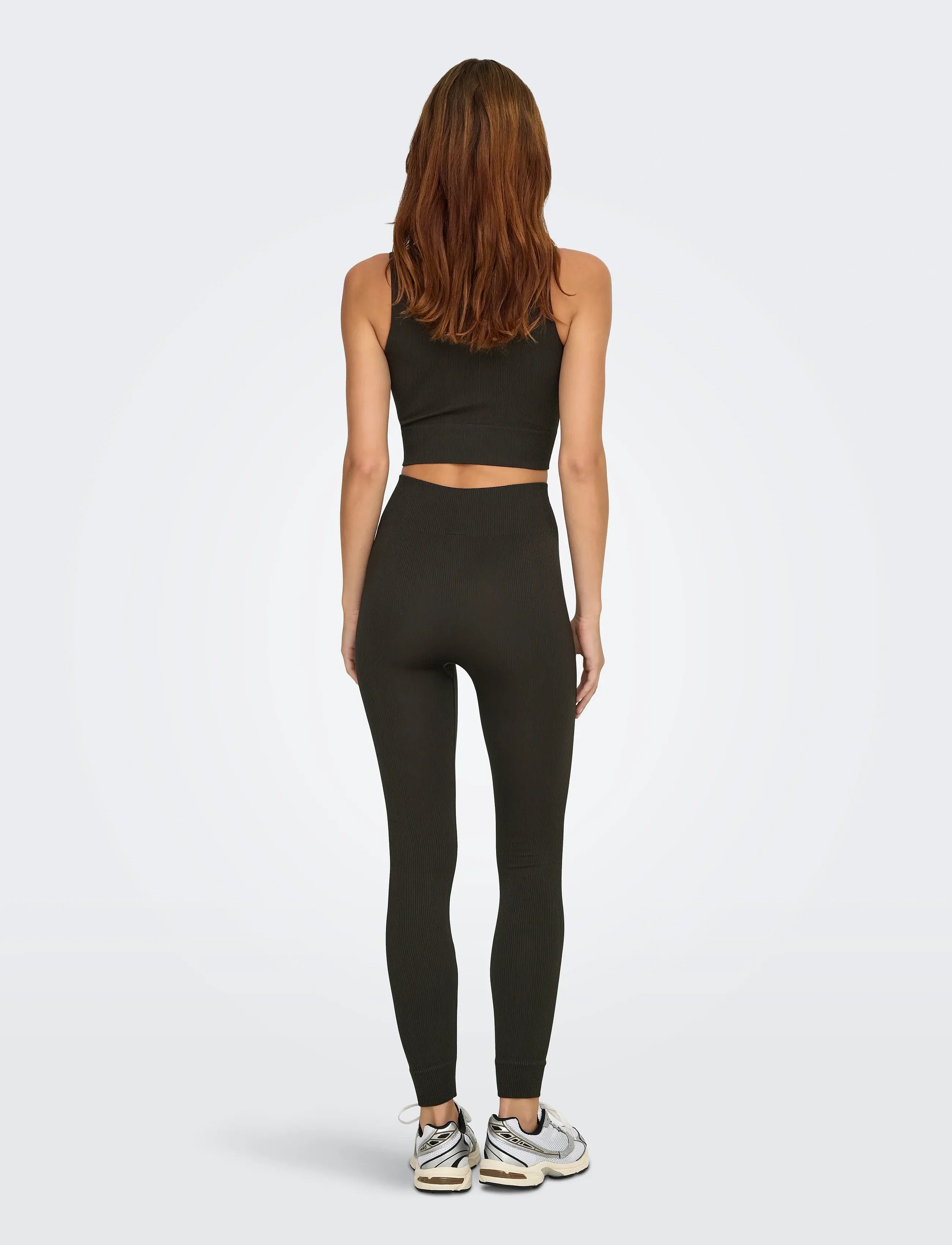 Pjaia Ribbed Leggings Brown