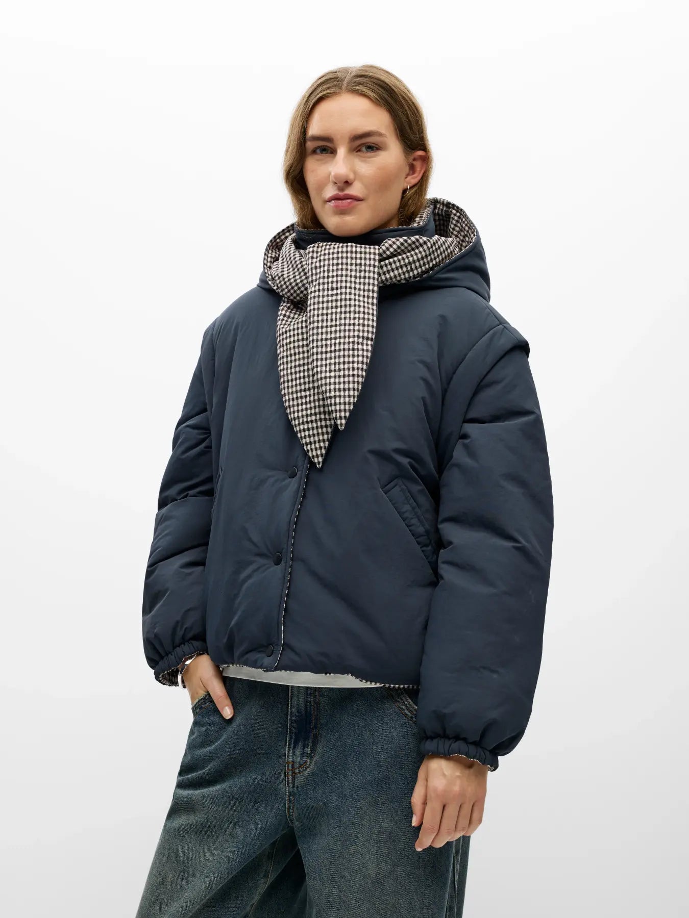 Timia Reversible Scarf Jacket