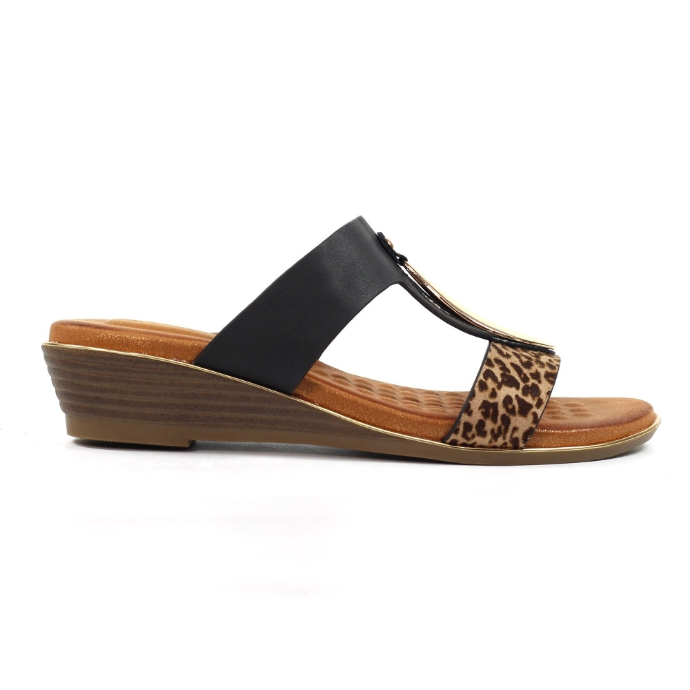 Paradise Black Sandal
