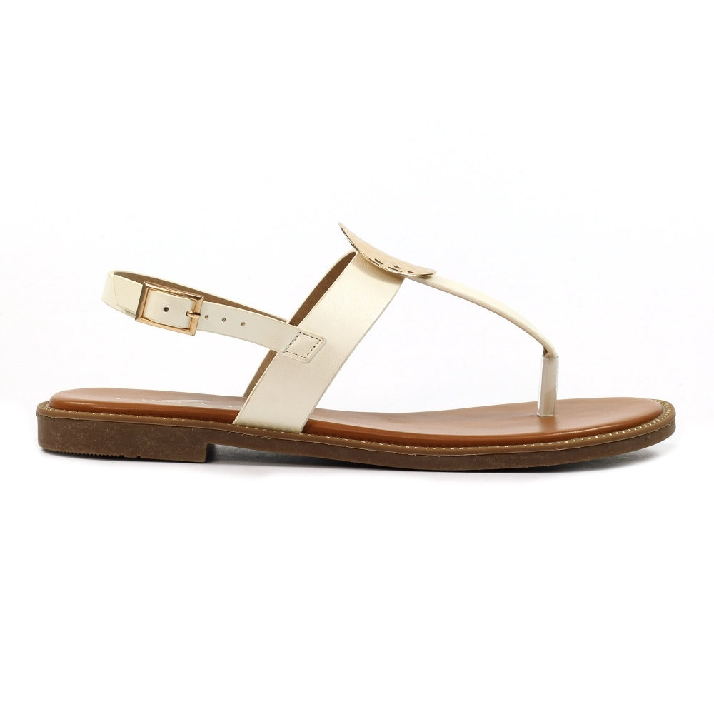 Pascal White Sandal