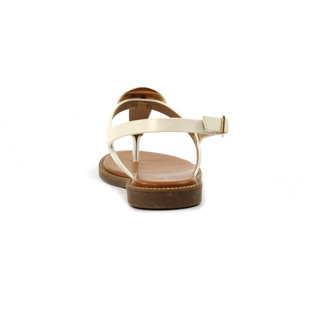 Pascal White Sandal