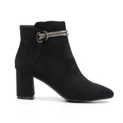Pasha Black Ankle Boot