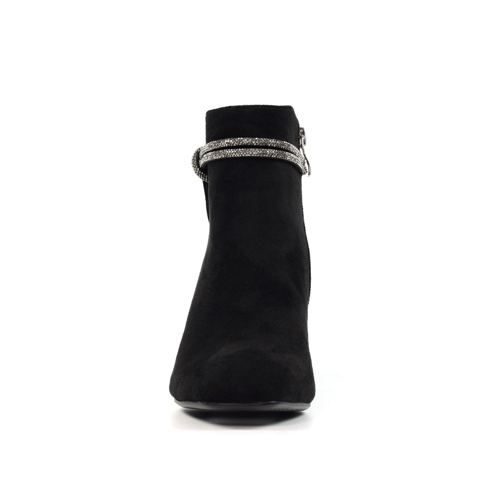 Pasha Black Ankle Boot