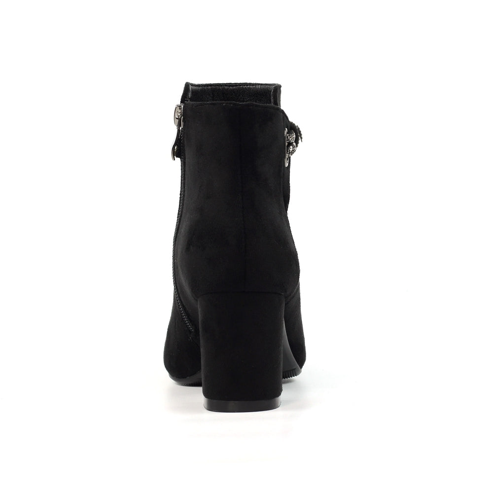 Pasha Black Ankle Boot