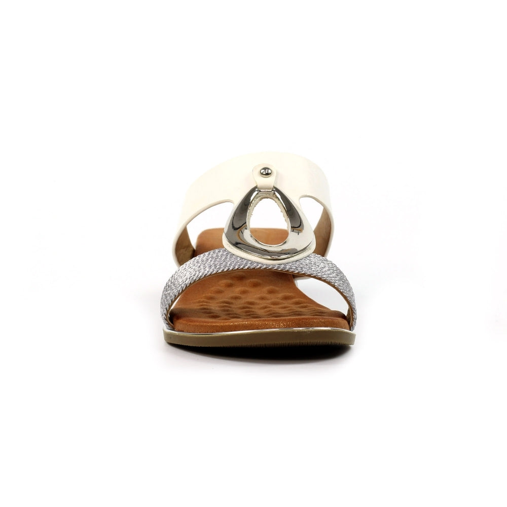 Portland White Sandal
