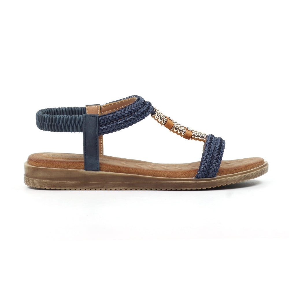 Portofino Blue Sandal