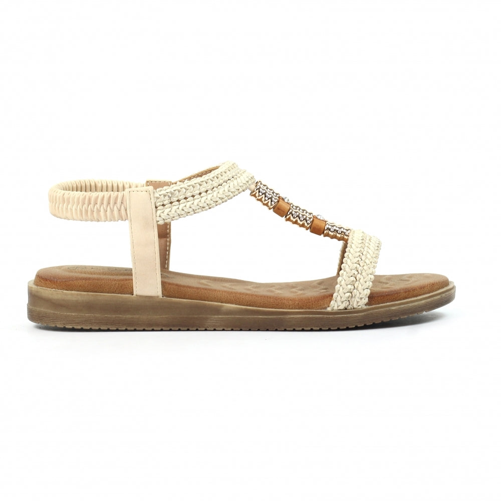 Portofino White Sandal