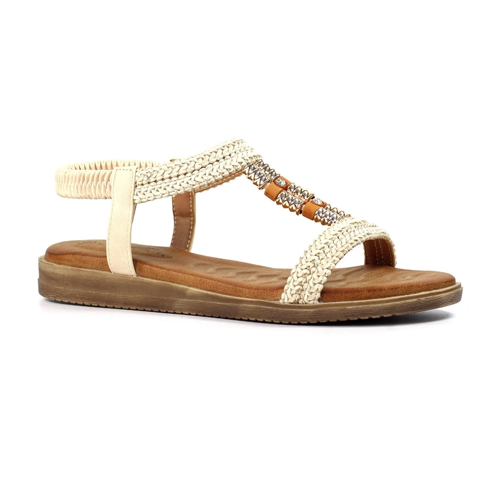 Portofino White Sandal
