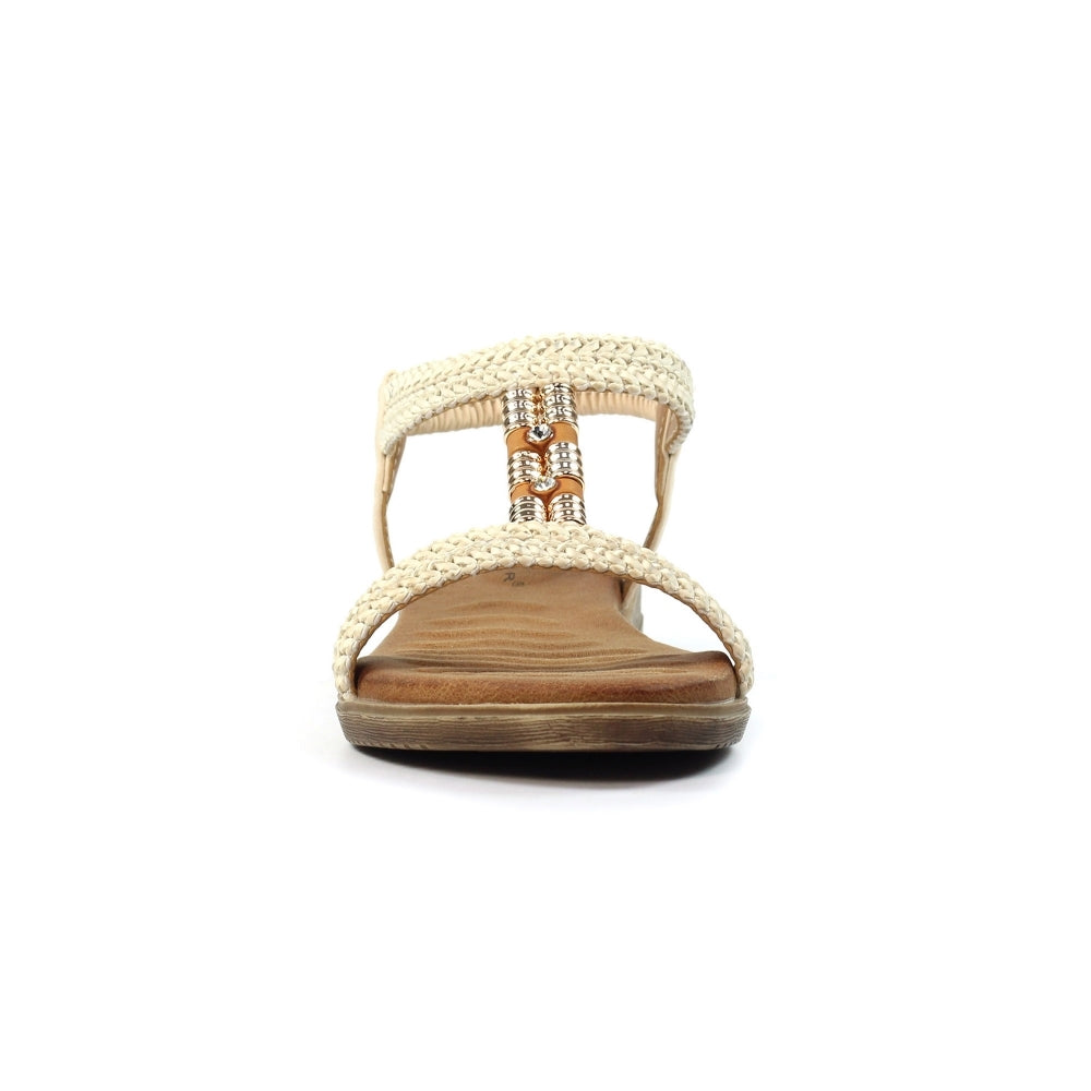 Portofino White Sandal